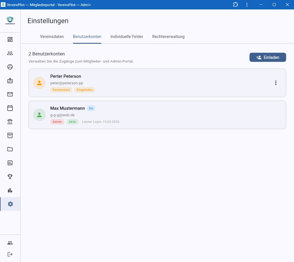 Benutzerkontenverwaltung